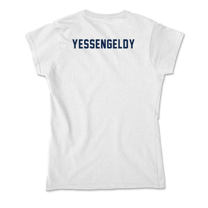 UCSD - NCAA Men's Swimming : Bekzhan Yessengeldy - Soft Style Women’s T-Shirt-1