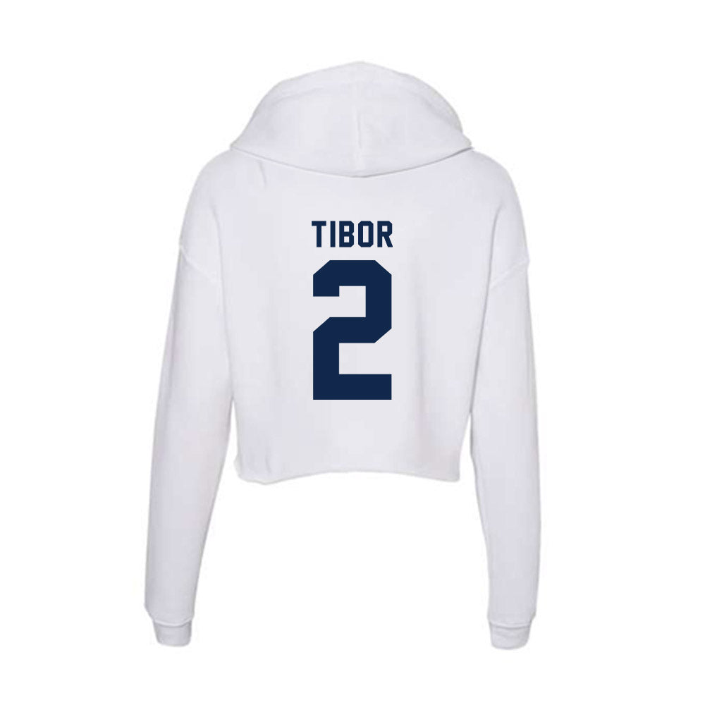 UCSD - NCAA Women's Soccer : Ava Tibor - Women's Crop Fleece Hoodie-1