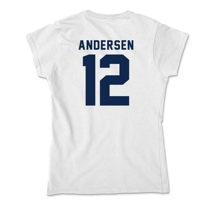 UCSD - NCAA Women's Soccer : Eva Andersen - Soft Style Women’s T-Shirt-1