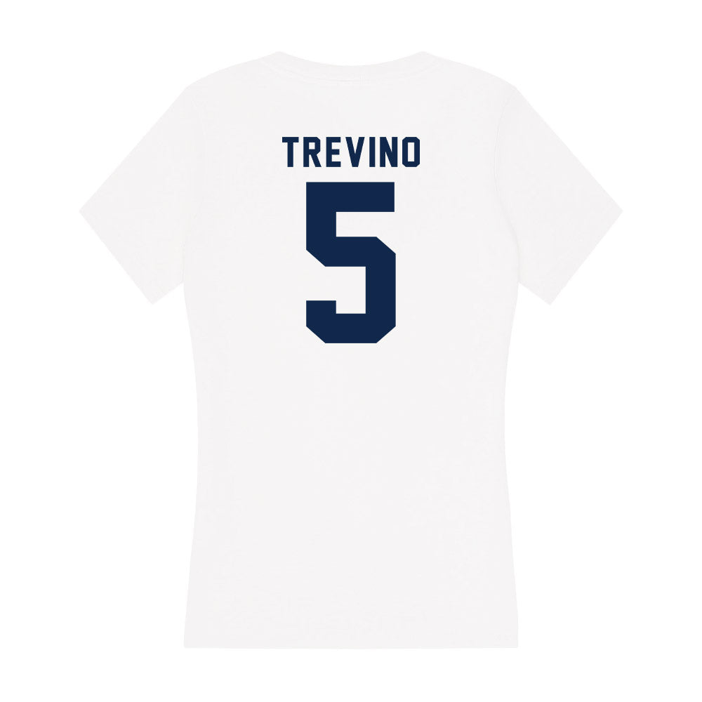 UCSD - NCAA Women's Soccer : Ellie Trevino - Women's V-Neck T-Shirt-1