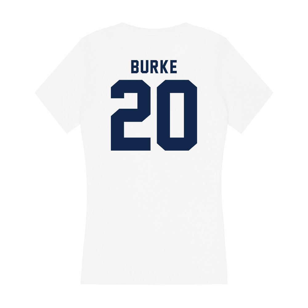 UCSD - NCAA Men's Basketball : Aidan Burke - Women's V-Neck T-Shirt-1