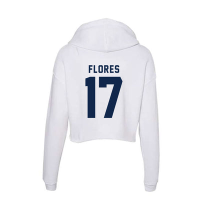 UCSD - NCAA Softball : Gabrielle Flores - Women's Crop Fleece Hoodie-1