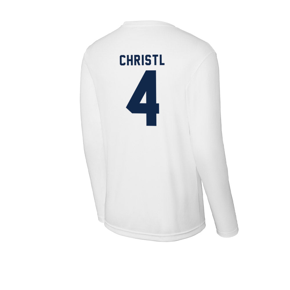 UCSD - NCAA Women's Water Polo : Caroline Christl - Activewear Long Sleeve T-Shirt-1