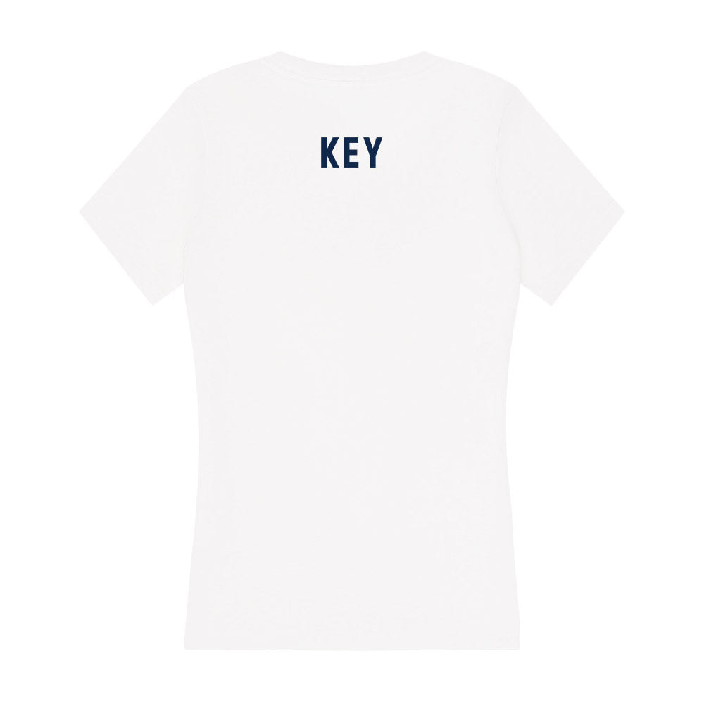 UCSD - NCAA Women's Rowing : Matti Key - Women's V-Neck T-Shirt-1