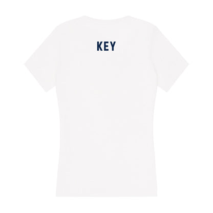 UCSD - NCAA Women's Rowing : Matti Key - Women's V-Neck T-Shirt-1