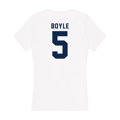 UCSD - NCAA Men's Volleyball : Evan Boyle - Women's V-Neck T-Shirt-1