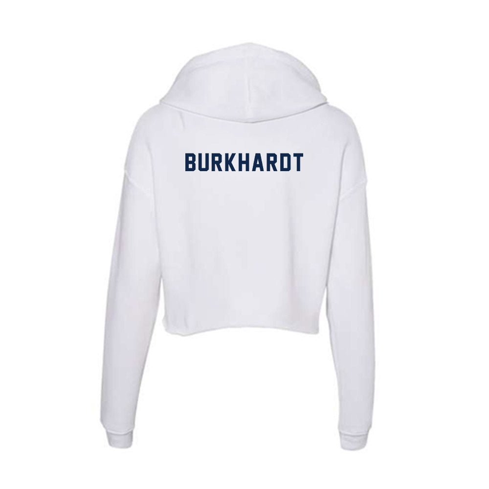 UCSD - NCAA Women's Track & Field : Nicoletta Burkhardt - Women's Crop Fleece Hoodie-1