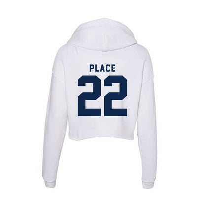 UCSD - NCAA Men's Soccer : Connor Place - Women's Crop Fleece Hoodie-1