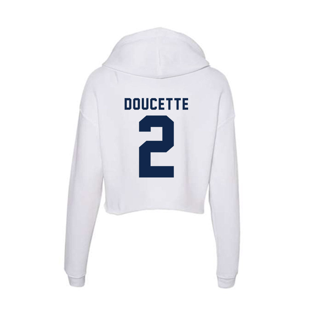 UCSD - NCAA Softball : Alyssa Doucette - Women's Crop Fleece Hoodie-1