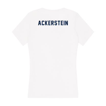 UCSD - NCAA Women's Rowing : Sae Ackerstein - Women's V-Neck T-Shirt-1