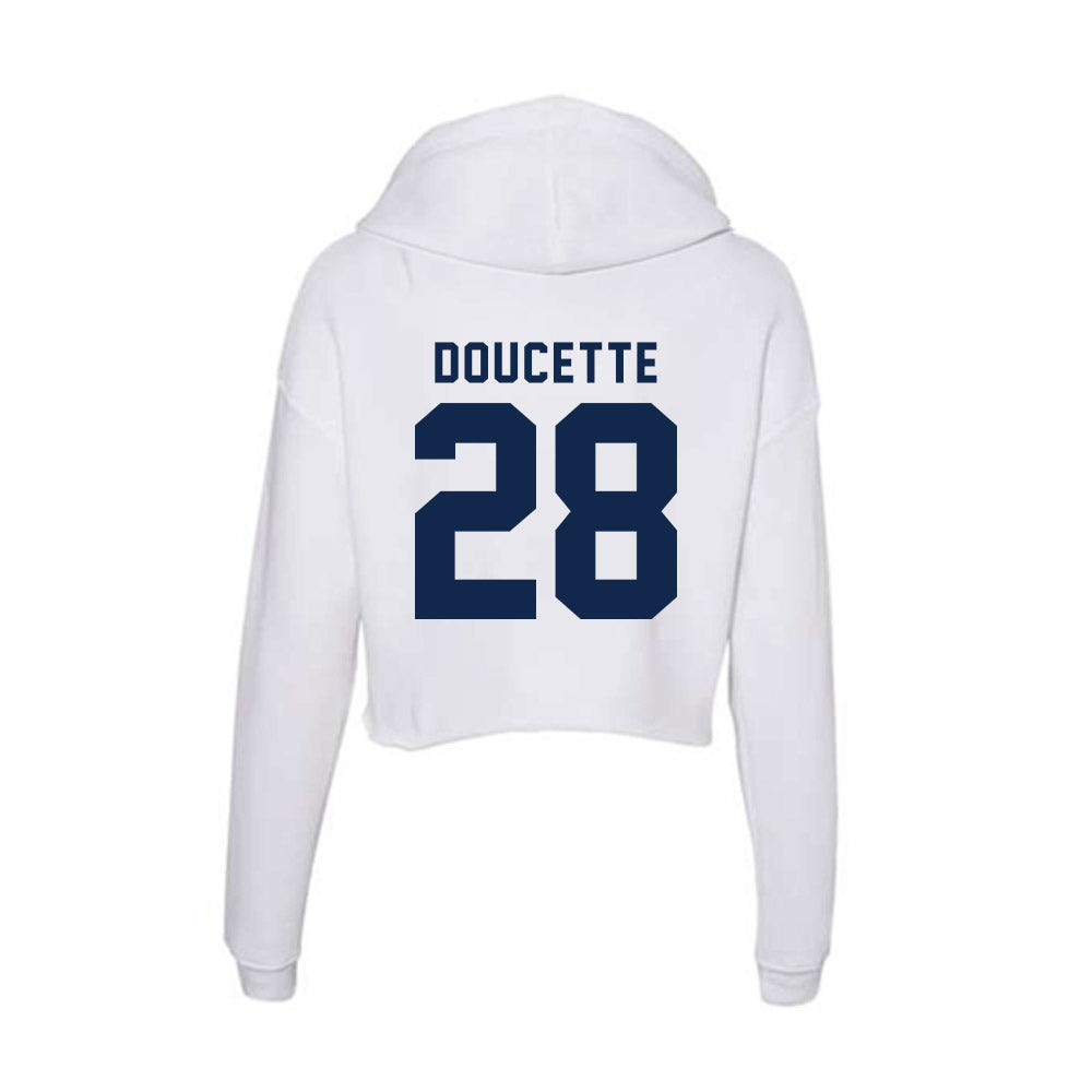 UCSD - NCAA Softball : Alyssa Doucette - Women's Crop Fleece Hoodie-1