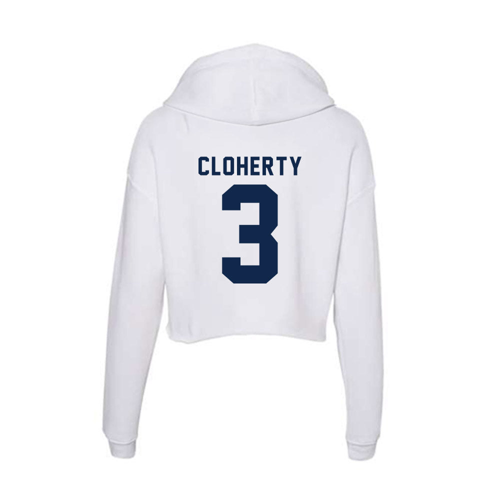UCSD - NCAA Women's Water Polo : Emily Cloherty - Women's Crop Fleece Hoodie-1