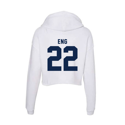 UCSD - NCAA Softball : Morgan Eng - Women's Crop Fleece Hoodie-1