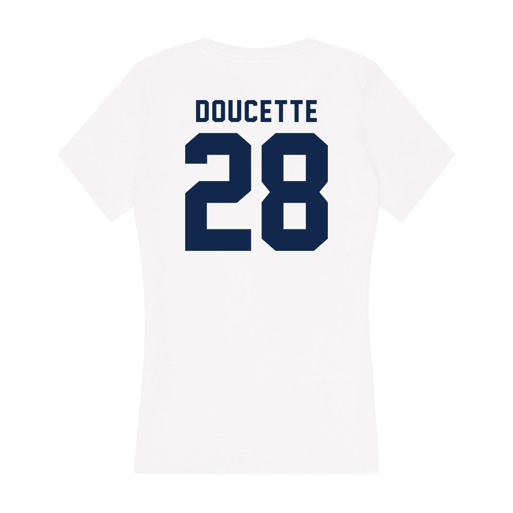 UCSD - NCAA Softball : Alyssa Doucette - Women's V-Neck T-Shirt-1