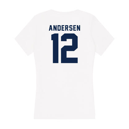 UCSD - NCAA Women's Soccer : Eva Andersen - Women's V-Neck T-Shirt-1