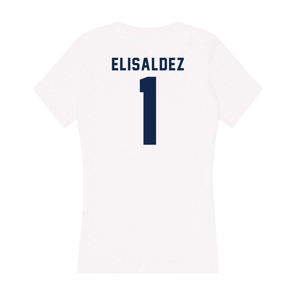 UCSD - NCAA Men's Basketball : Ryder Elisaldez - Women's V-Neck T-Shirt-1