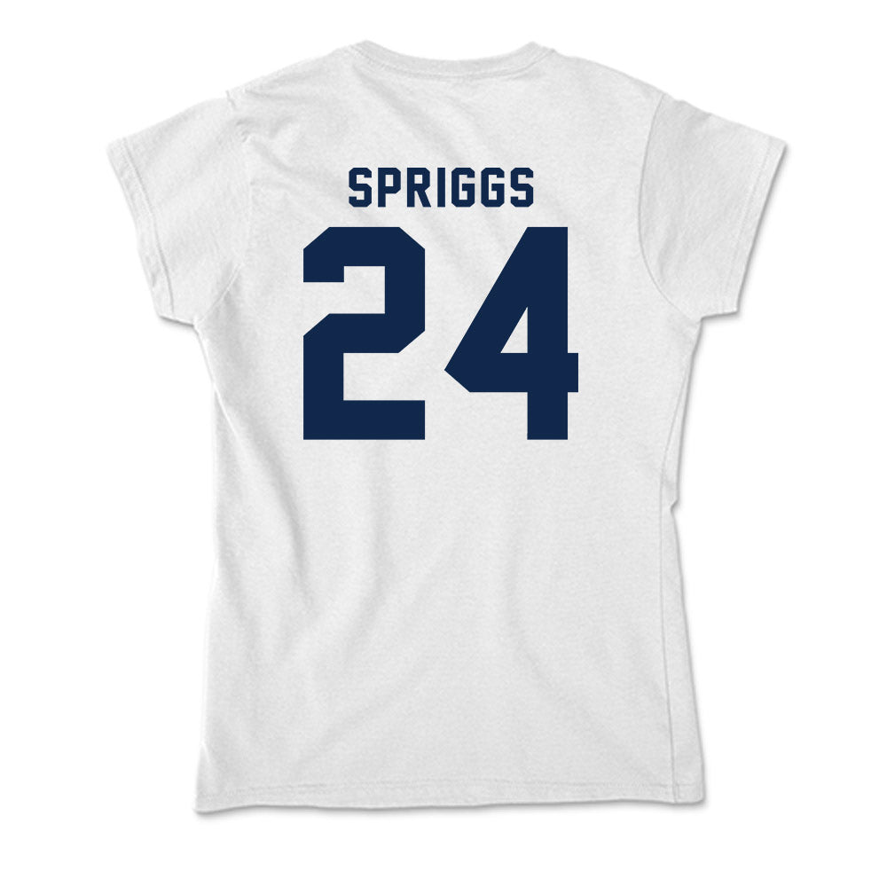 UCSD - NCAA Women's Basketball : Kayanna Spriggs - Soft Style Women’s T-Shirt-1