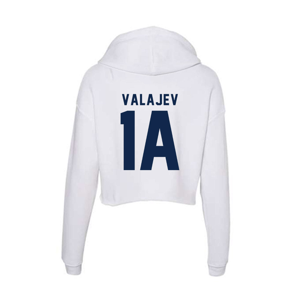 UCSD - NCAA Men's Water Polo : Nikita Valajev - Women's Crop Fleece Hoodie-1