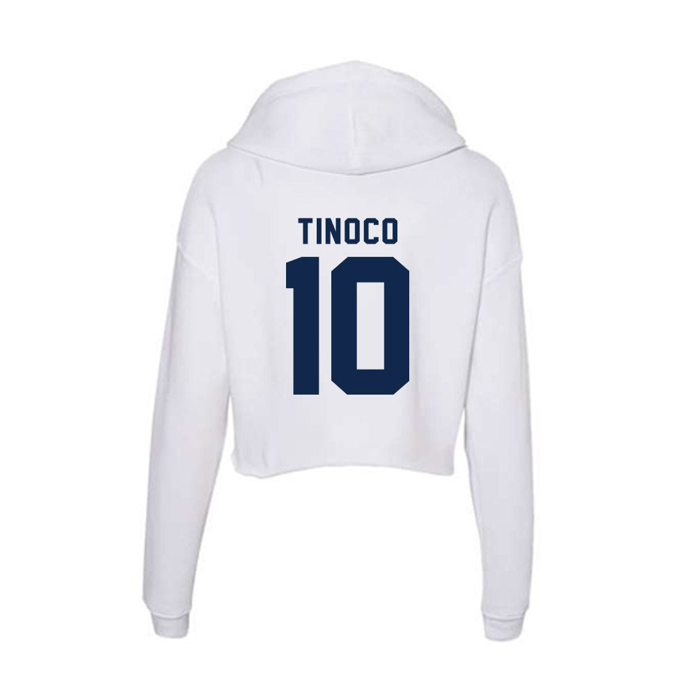 UCSD - NCAA Men's Tennis : Diogo Tinoco - Women's Crop Fleece Hoodie-1