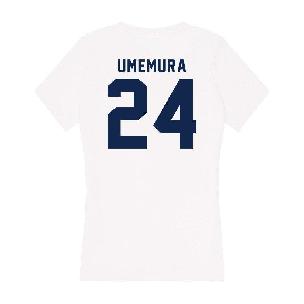 UCSD - NCAA Softball : Emma Umemura - Women's V-Neck T-Shirt-1