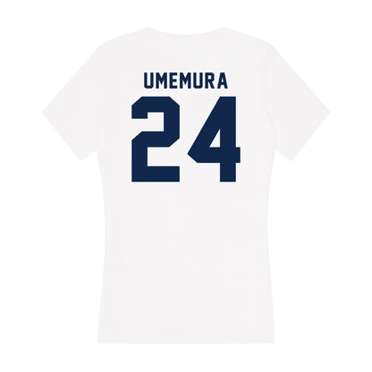 UCSD - NCAA Softball : Emma Umemura - Women's V-Neck T-Shirt-1