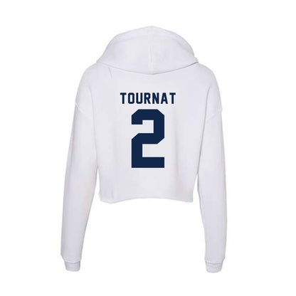 UCSD - NCAA Men's Water Polo : Collin Tournat - Women's Crop Fleece Hoodie-1