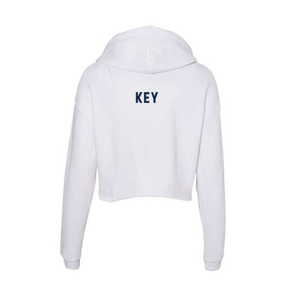 UCSD - NCAA Women's Rowing : Matti Key - Women's Crop Fleece Hoodie-1