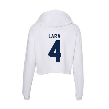 UCSD - NCAA Men's Volleyball : Sebastian Lara - Women's Crop Fleece Hoodie-1