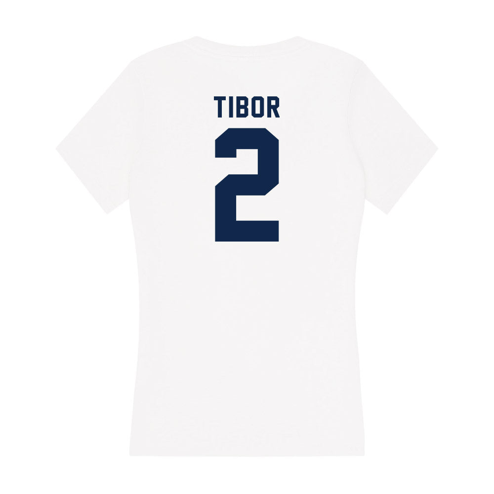 UCSD - NCAA Women's Soccer : Ava Tibor - Women's V-Neck T-Shirt-1