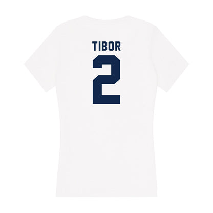 UCSD - NCAA Women's Soccer : Ava Tibor - Women's V-Neck T-Shirt-1