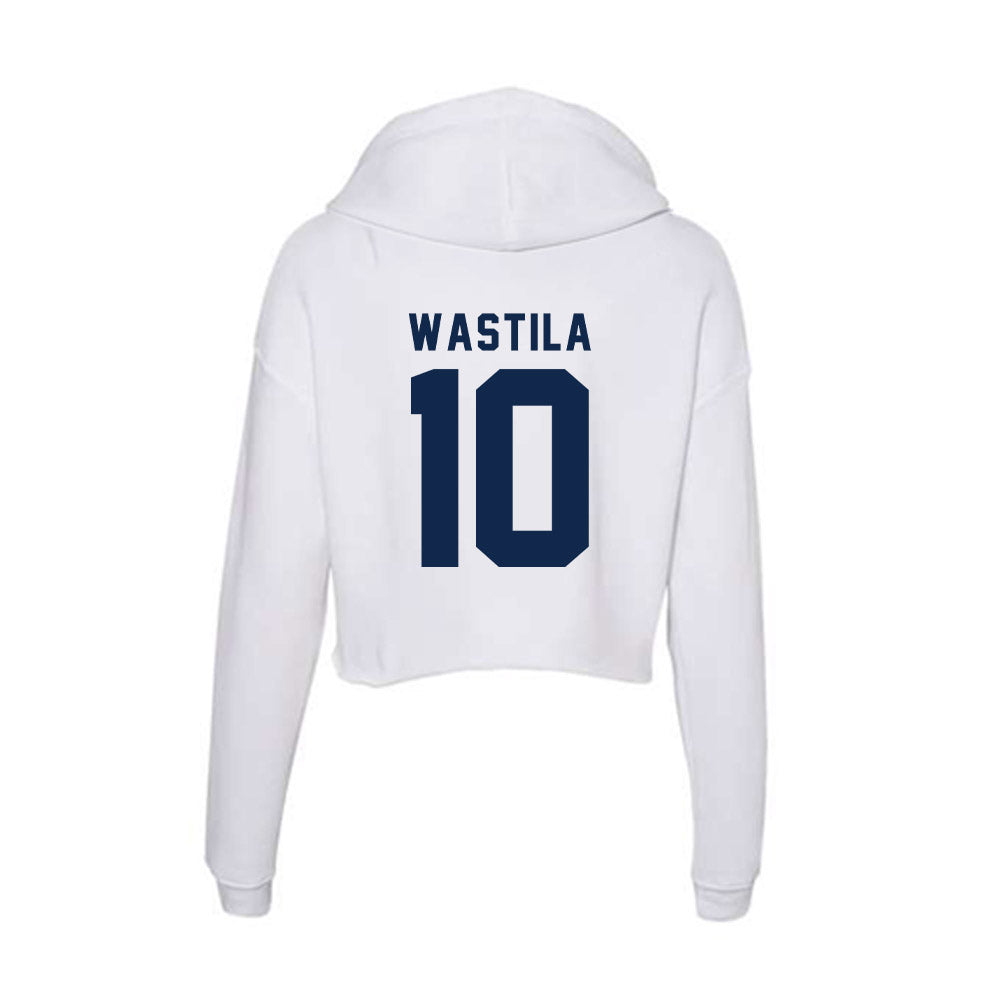 UCSD - NCAA Men's Water Polo : Matthew Wastila - Women's Crop Fleece Hoodie-1