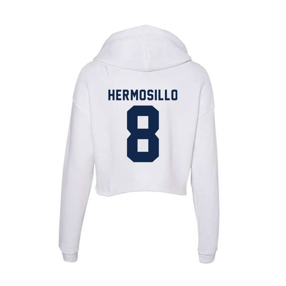 UCSD - NCAA Softball : Lily Hermosillo - Women's Crop Fleece Hoodie-1