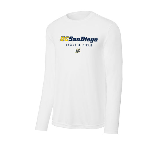 UCSD - NCAA Men's Track & Field : Bryan Chang - Activewear Long Sleeve T-Shirt-0