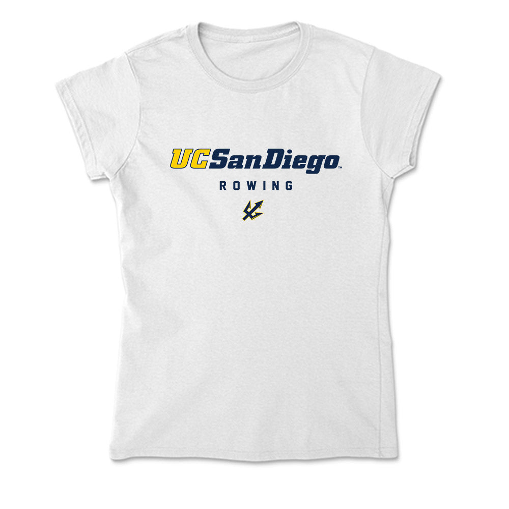 UCSD - NCAA Women's Rowing : Matti Key - Soft Style Women’s T-Shirt-0