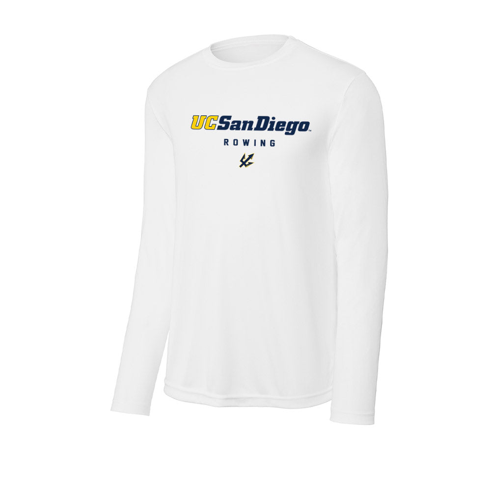 UCSD - NCAA Women's Rowing : Matti Key - Activewear Long Sleeve T-Shirt