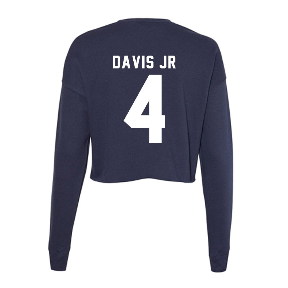 Old Dominion - NCAA Men's Basketball : Robert Davis Jr - Women's Cropped Crew Fleece-1