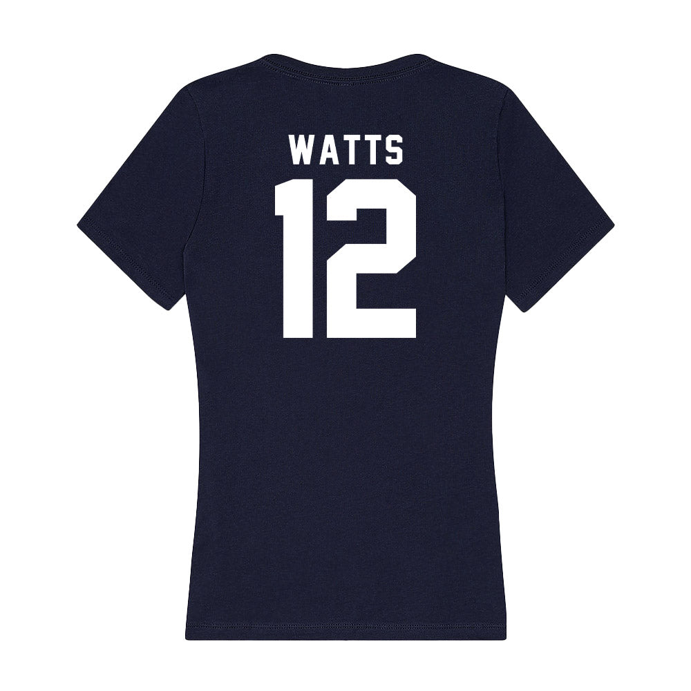 Old Dominion - NCAA Women's Soccer : Megan Watts - Women's V-Neck T-Shirt-1