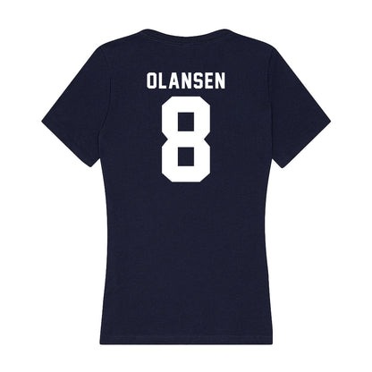 Old Dominion - NCAA Women's Volleyball : Jennifer Olansen - Women's V-Neck T-Shirt-1