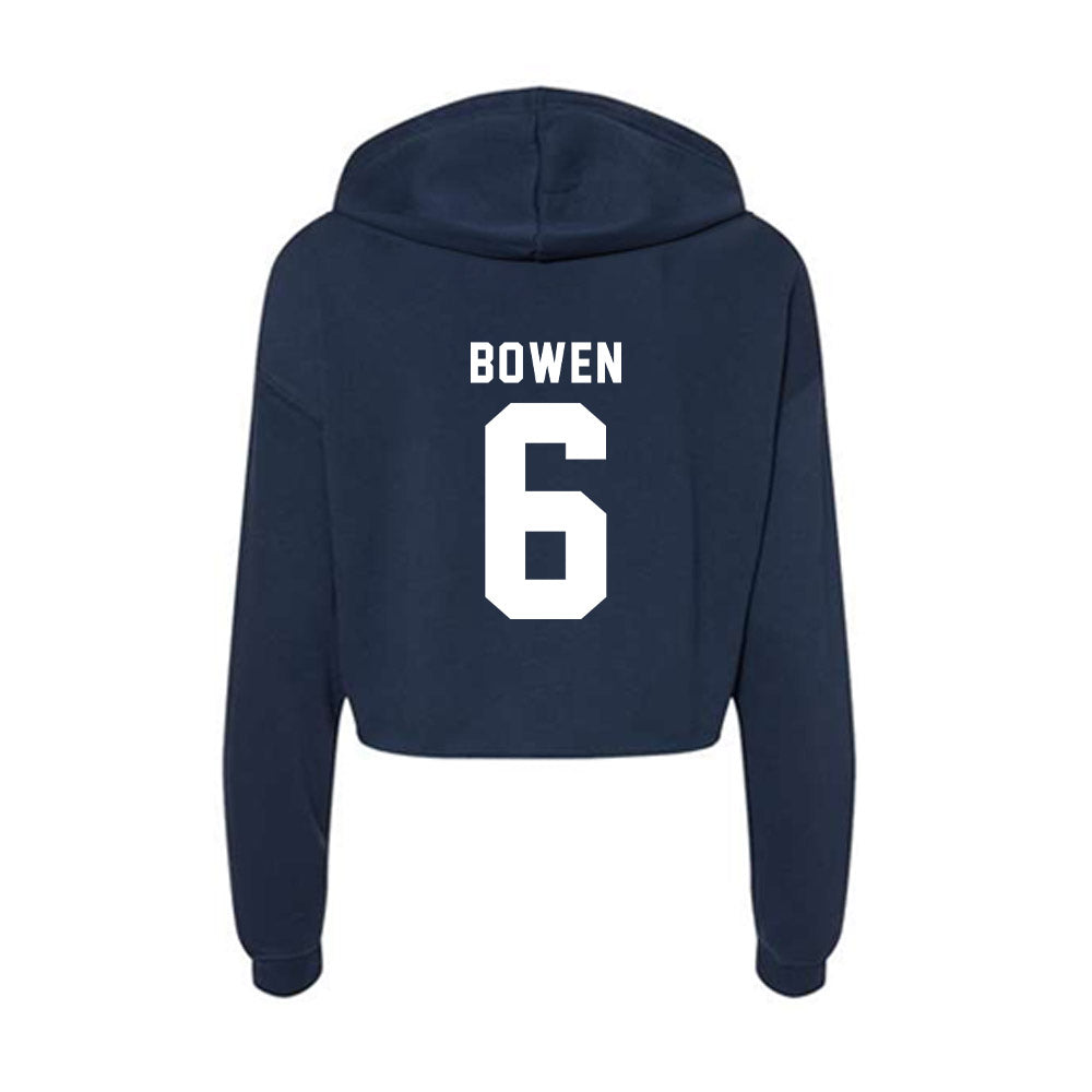 Old Dominion - NCAA Women's Lacrosse : Ella Bowen - Women's Crop Fleece Hoodie-1