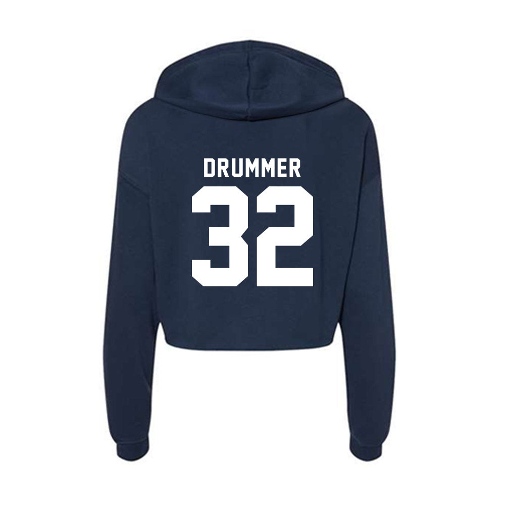 Old Dominion - NCAA Football : Jamez Drummer - Women's Crop Fleece Hoodie-1