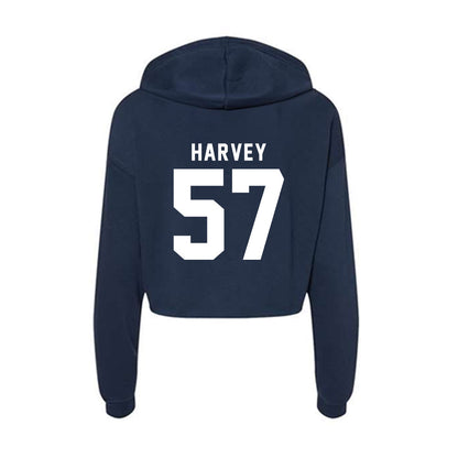 Old Dominion - NCAA Football : Ryan Harvey - Women's Crop Fleece Hoodie-1