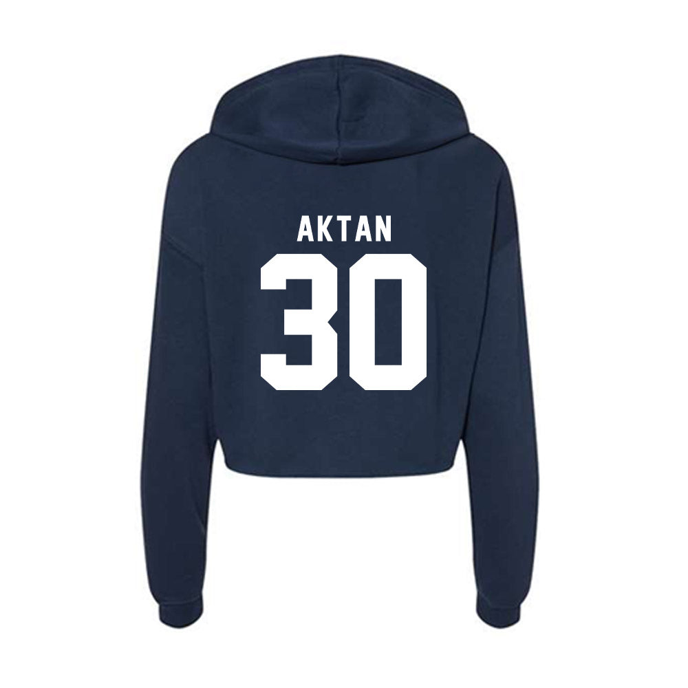 Old Dominion - NCAA Men's Soccer : Jett Aktan - Women's Crop Fleece Hoodie-1