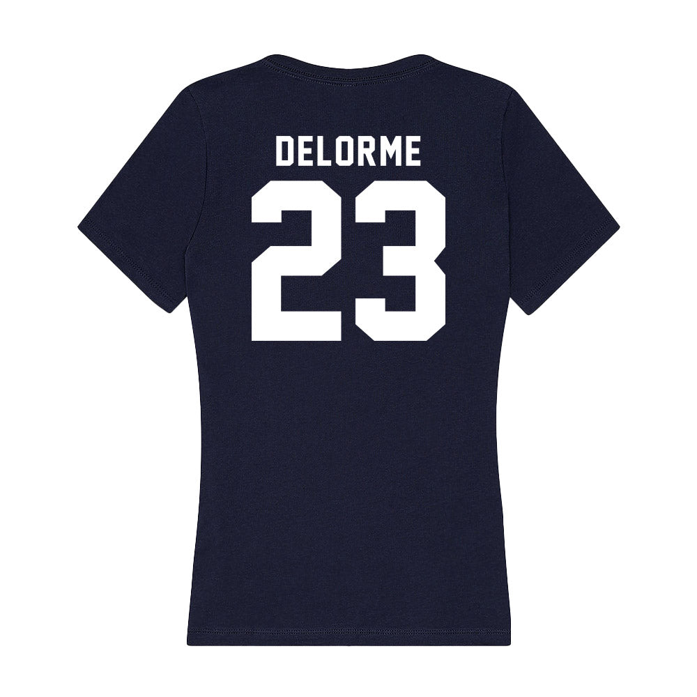 Old Dominion - NCAA Women's Soccer : Laurence Delorme - Women's V-Neck T-Shirt-1