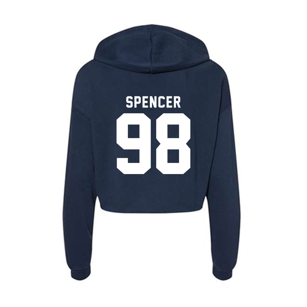 Old Dominion - NCAA Football : Chris Spencer - Women's Crop Fleece Hoodie-1