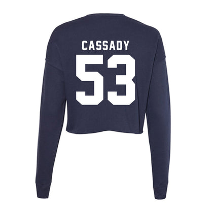 Old Dominion - NCAA Baseball : Jay Cassady - Women's Cropped Crew Fleece-1