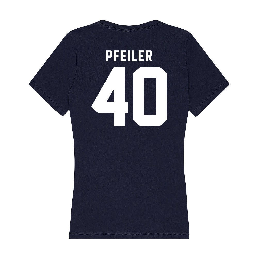 Old Dominion - NCAA Women's Lacrosse : Katie Pfeiler - Women's V-Neck T-Shirt-1