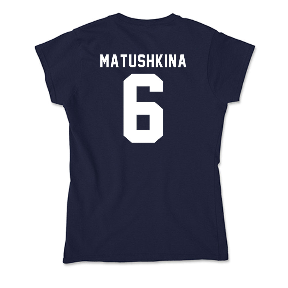 Old Dominion - NCAA Women's Tennis : Kira Matushkina - Soft Style Women’s T-Shirt-1