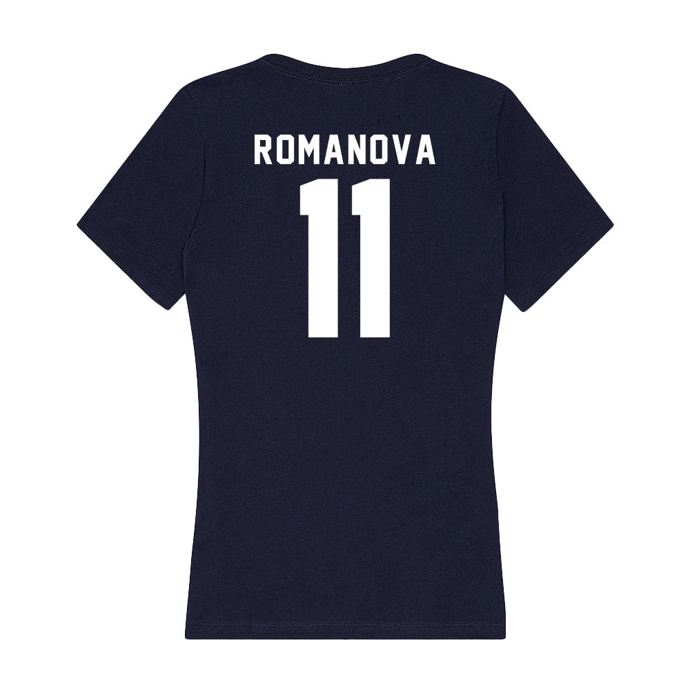 Old Dominion - NCAA Women's Tennis : Ulyana Romanova - Women's V-Neck T-Shirt-1