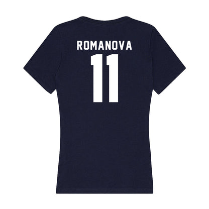 Old Dominion - NCAA Women's Tennis : Ulyana Romanova - Women's V-Neck T-Shirt-1