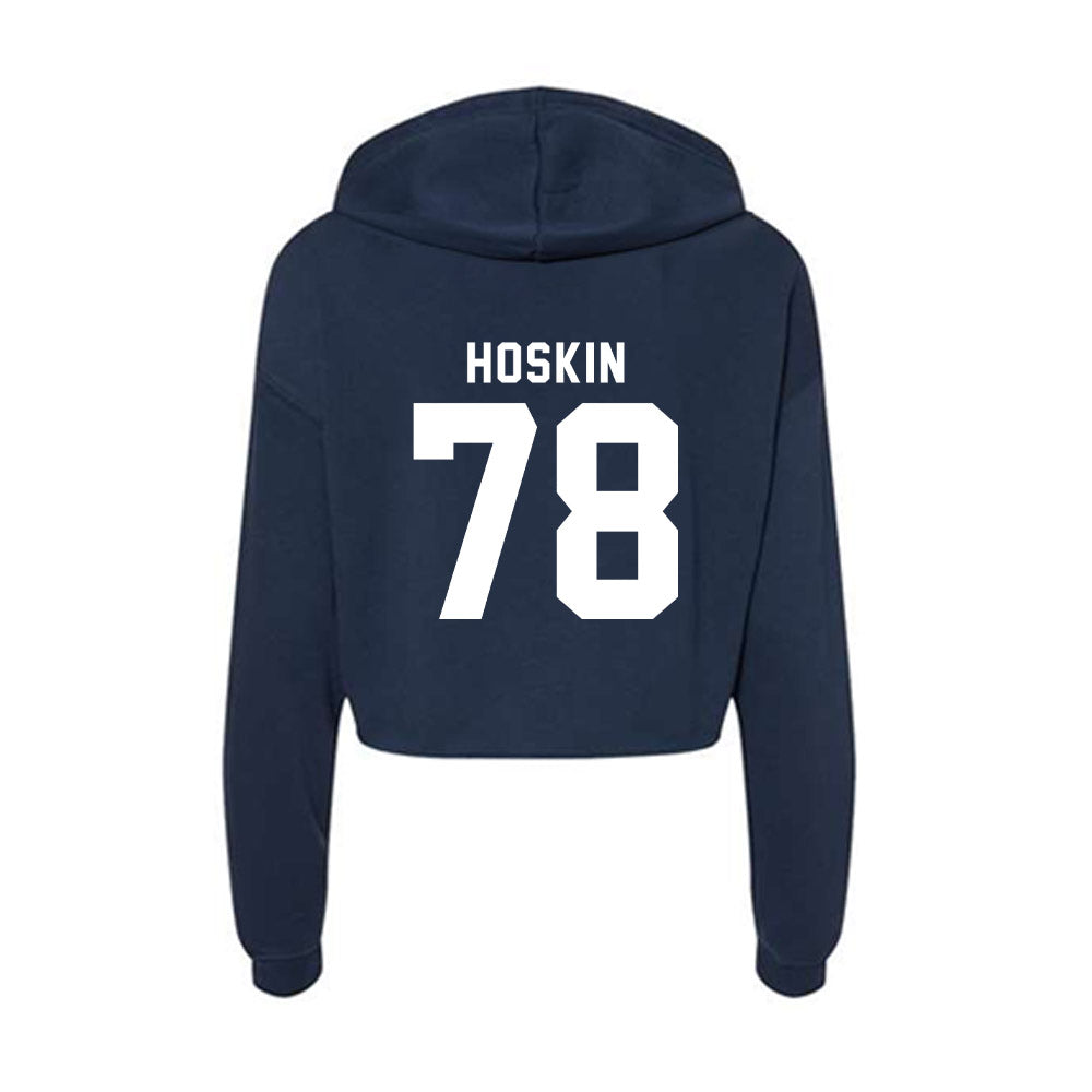 Old Dominion - NCAA Football : Elijah Hoskin - Women's Crop Fleece Hoodie-1